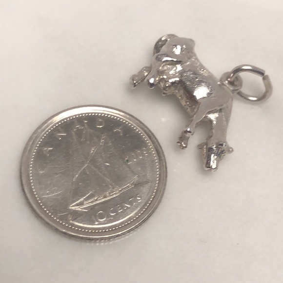 Milking cow vintage pendant bracelet charm - Picture 5 of 5